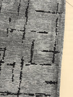 Kilim Siyah Çizgili Modern Antrasit Salon Halısı ve Yolluk Özel Ölçü