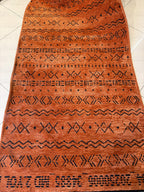 Kilim Etnik Desenli Kiremit Turuncu Modern Halı & Yolluk - Özel Ölçü Seçeneği