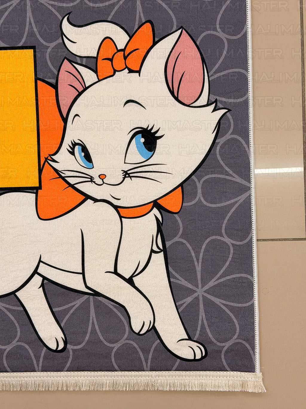 Aristocats Marie Figürlü Seksek Oyun Halısı - Eğitici Çocuk Odası Halısı