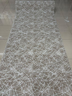 Modern Geometrik Desenli Bej Kahve Halı - 4m² (160x230) Salon ve Oturma Odası Halısı