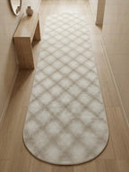 Bambu LUNA Minimal Geometrik Krem Halı – Kaymaz Taban, Özel Ölçü Kesilebilir